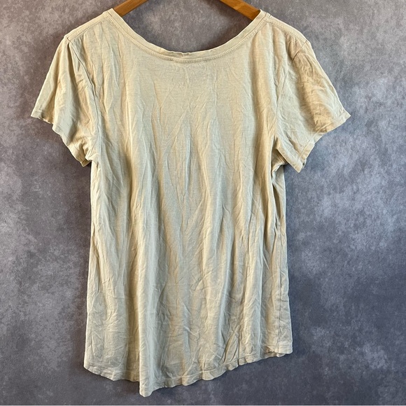 Spell and The Gypsy Stargazer 76 Shirt Short Sleeve Cream Tan Colored Sz Medium - Picture 5 of 8
